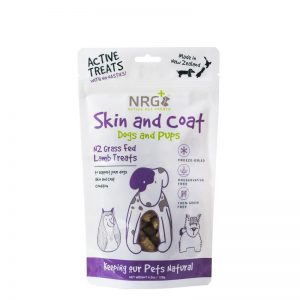 nrg plus active pet treats: skin and coat for dogs and pups